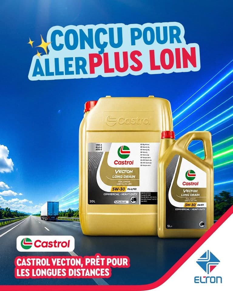 Castrol VECTON Long Drain : conçu pour aller plus loin