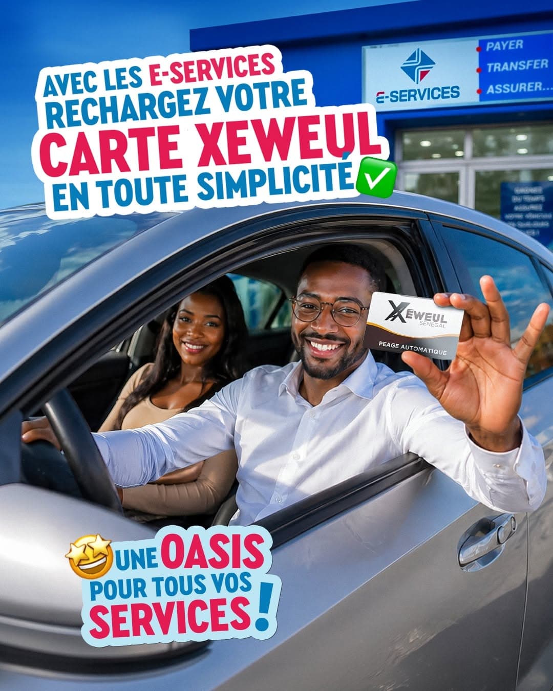 Rechargez votre Carte XEWEUL facilement avec les E-Services ELTON